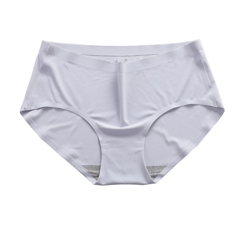 

3Pcs New Soild Color Women Panties Seamless Briefs Underwear For Female Ladies Sexy Mid Waist Underpant Lingerie