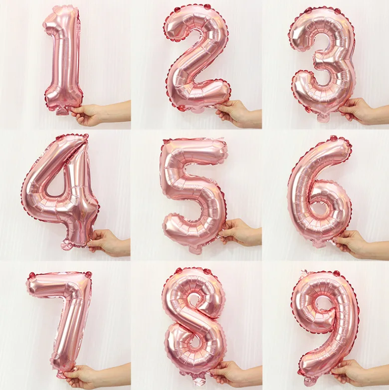 

16inch rose gold A-Z letter alphabet foil balloons wedding event christmas halloween festival birthday party B12-53