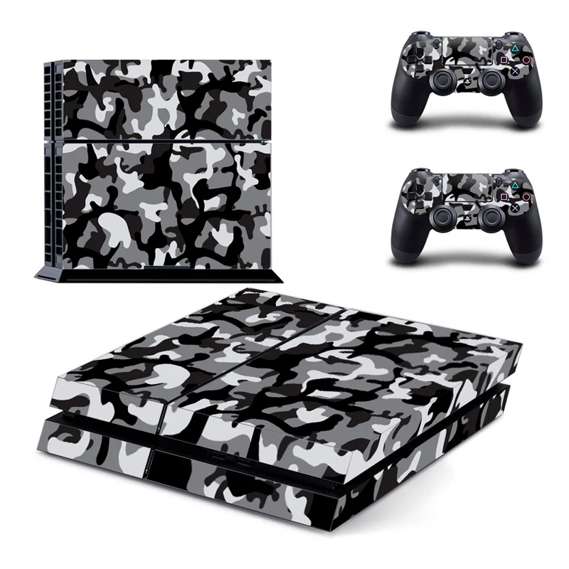 Виниловые наклейки для PS4 виниловые Playstation 4 консоль + 2 контроллера наклейка