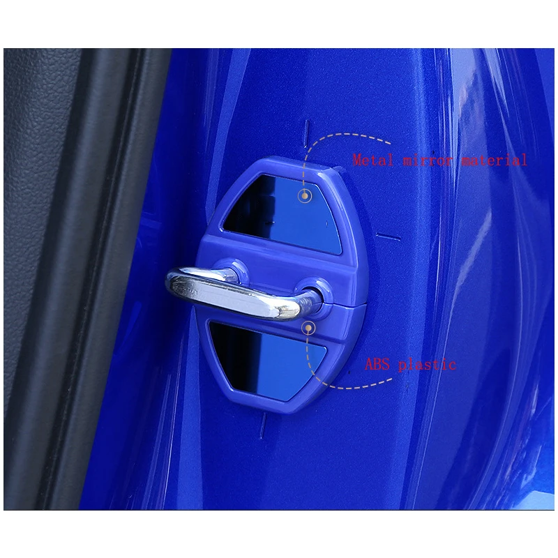 

4Pcs car interior door lock cover, for Audi A3 A5 Q3 Q5L A4L A6L Q2L Car door lock protection cover supplies accessories