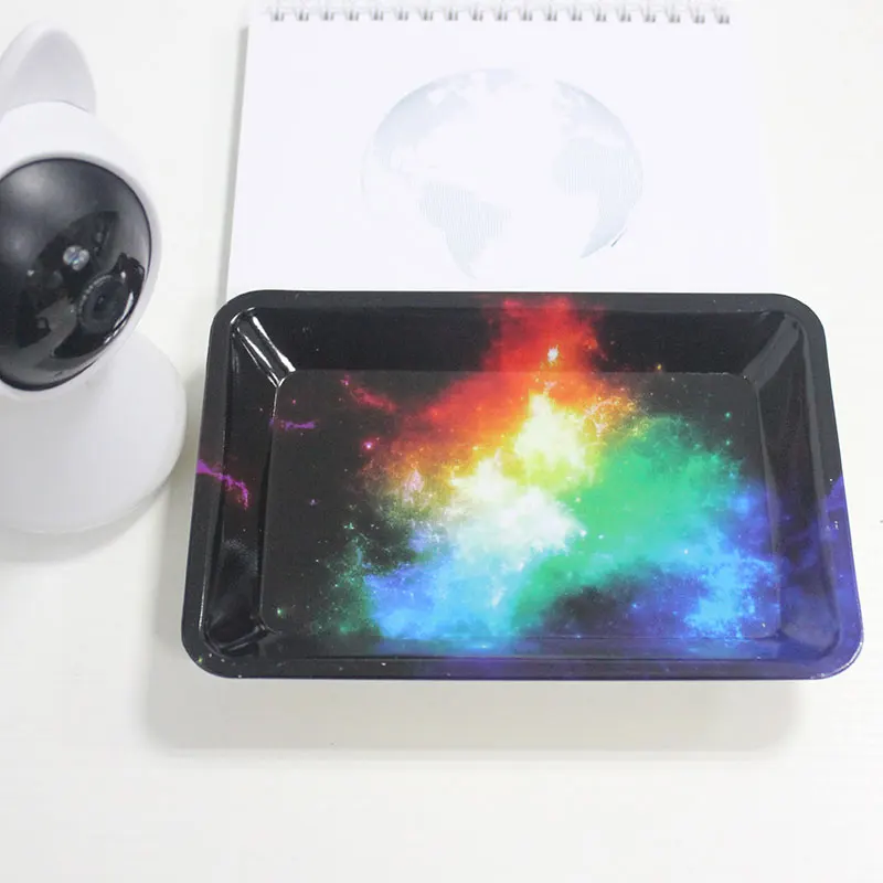 

Roll Tray Storage Plate Discs Paper Smoking Pipe Smoke Weed Accessories Herb Grinder Hookah 18 cm * 12.5