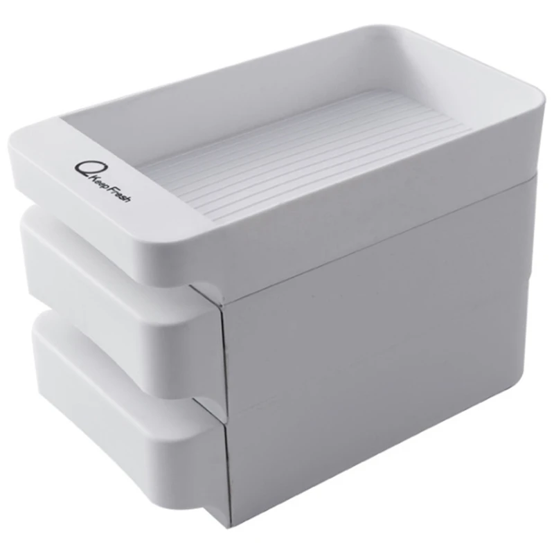 

AT69-кухонный холодильник, трехуровневый ящик для яиц, многоуровневый ящик для хранения яиц ed