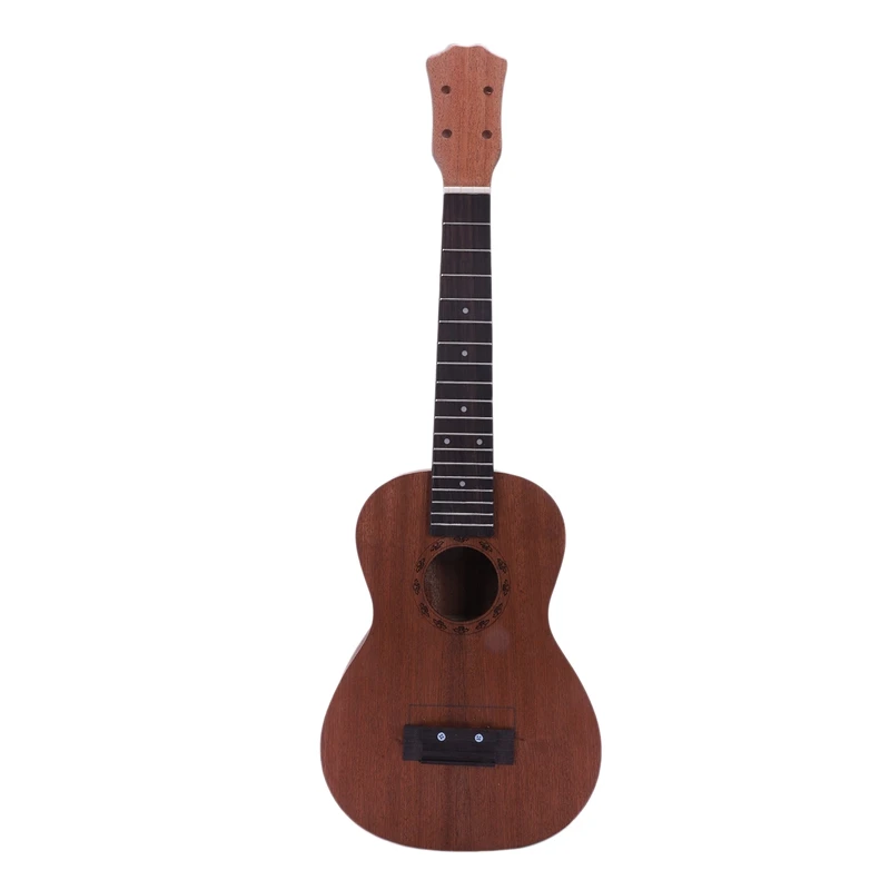 Concert Ukulele Diy Kit 23 Inch Mahogany 4 Strings Hawaiian Guitar For Handwork Painting Perfect Parents-Child Campaign | Спорт и