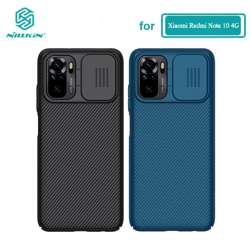 

2022New Redmi Note 10 Pro Case Nillkin Slide Camera Protection Cover for Xiaomi Redmi Note 10 Pro Max 10S Note10 4G 5G Casing