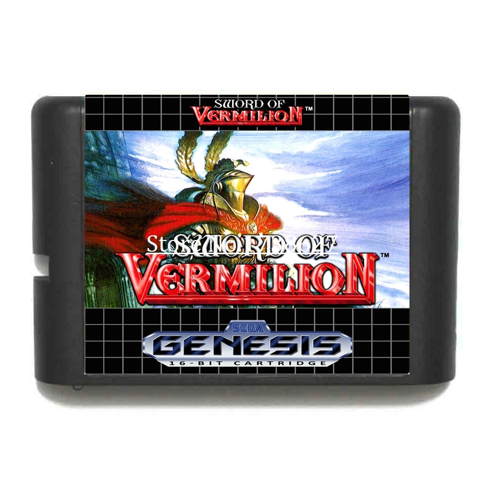 Игровой картридж Sword of Vermilion 16 бит для игровых консолей Sega MegaDrive &amp Genesis |