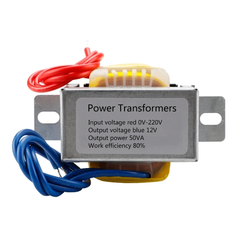 

K1KA Ei Type Transformer 220V to 12V Plain Meter Copper Power Transformer Vu Driver Board High Accuracy Power Transformer