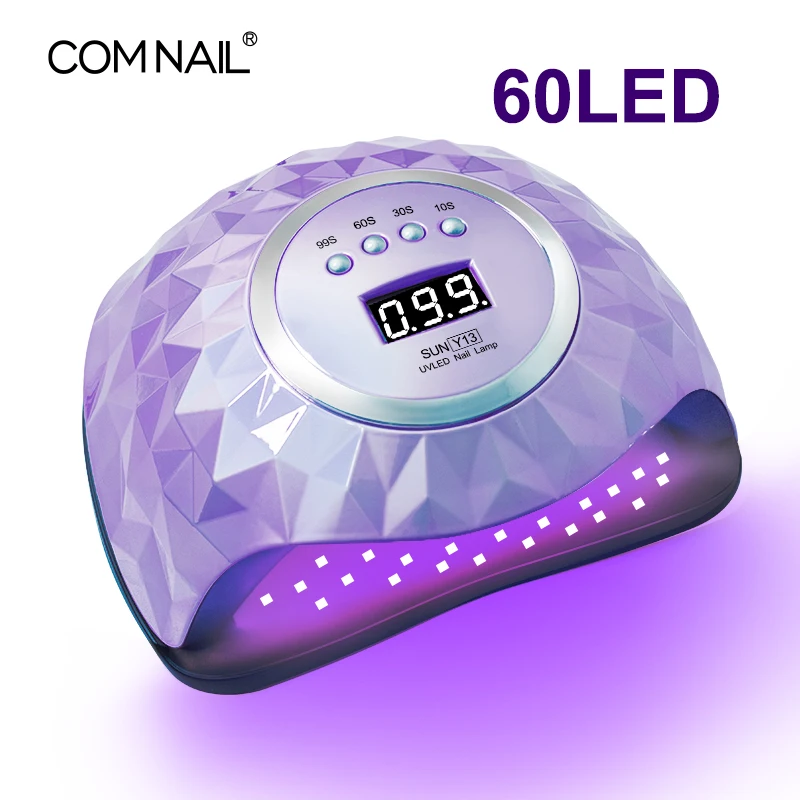 

UV LED Nail Lamp For Manicure Fast Curing All Kinds of Gels 60LEDs Nail Dryer With 4 Timer Setting Salon Use Nail Art Equipment