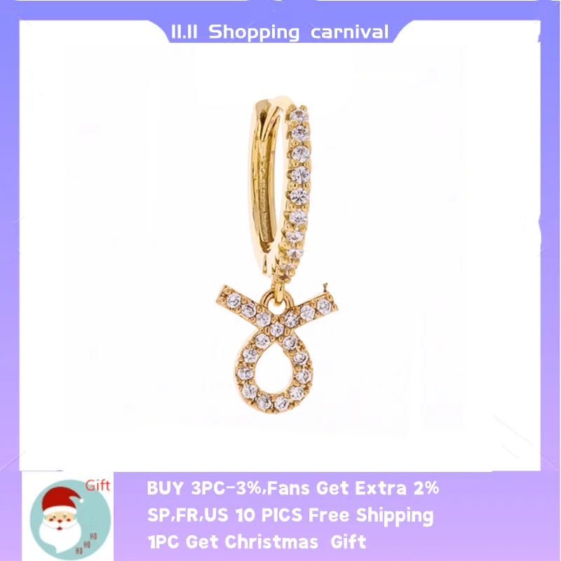 

OTOKY 1PC Cute Constellation Dangle Earring Wholesale For Women Girls Ins EU Rhinestone Exquisite Zircons Earring Jewelry Gifts