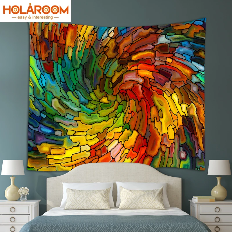 

Exotic wind style tapestry India mandala wall hanging Tapestries colorful printing beach towel blanket table cloth picnic mat