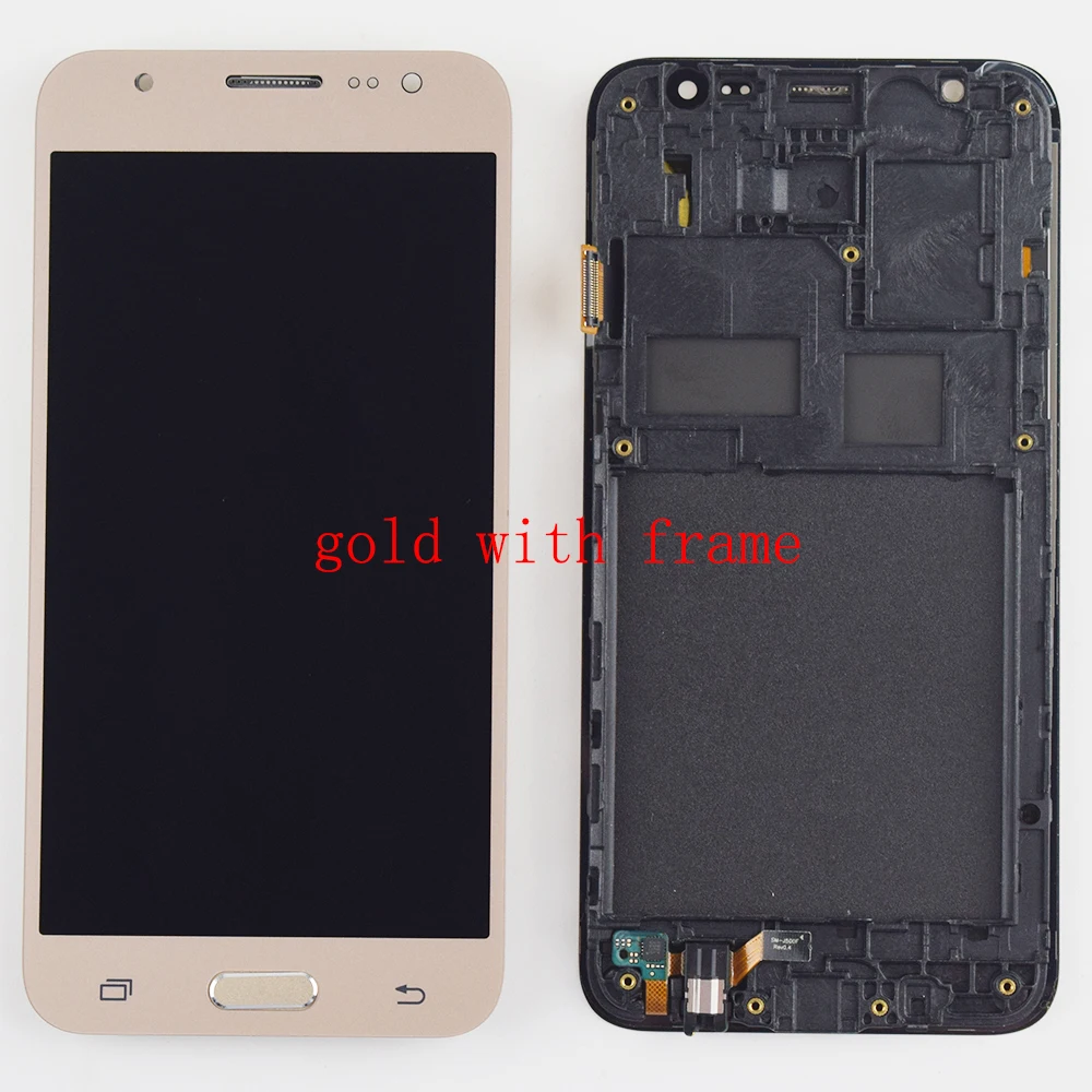 ЖК-дисплей для samsung Galaxy J5 ЖК-дисплей J500 J500F J500G J500M J500H J500FN ЖК-дисплей Дисплей кодирующий преобразователь сенсорного экрана в сборе рамка