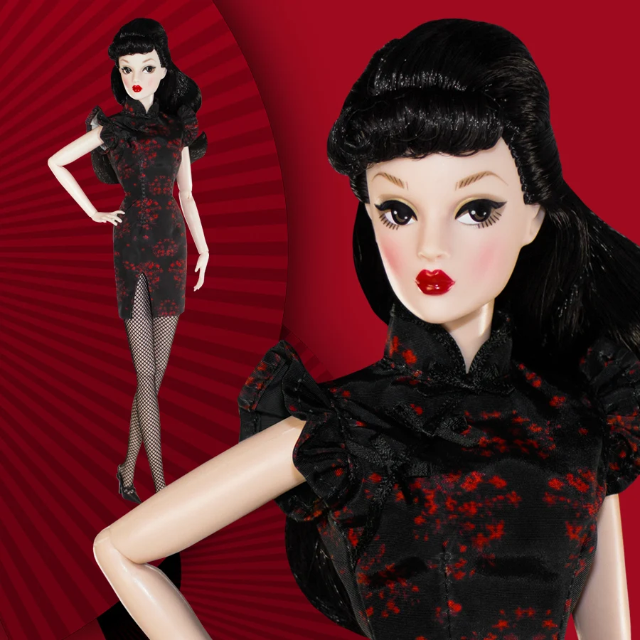 1/6 30 см крутые куклы китайский стиль Cheongsam кукла Ограниченная серия Коллекция