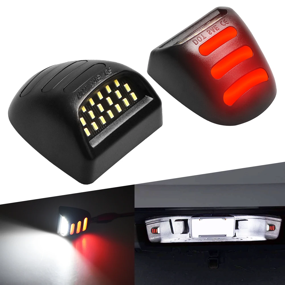Светодиодные лампы для номерного знака 2 шт. Canbus Chevrolet Silverado Tahoe Suburban 1500 2500 3500