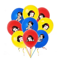 12inch childrens birthday party supplies decoration latex balloon set disney snow white toy story print globos