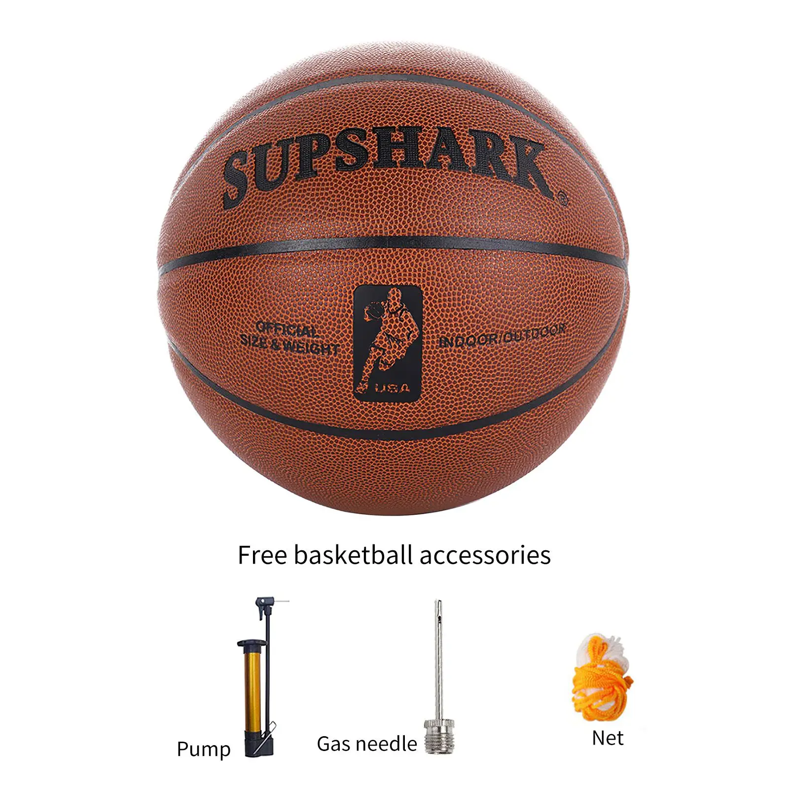 

Professional Basketball PU Material Size 7 Outdoor Indoor Match Training Basketball High Quality Baloncesto With Inflation Pump