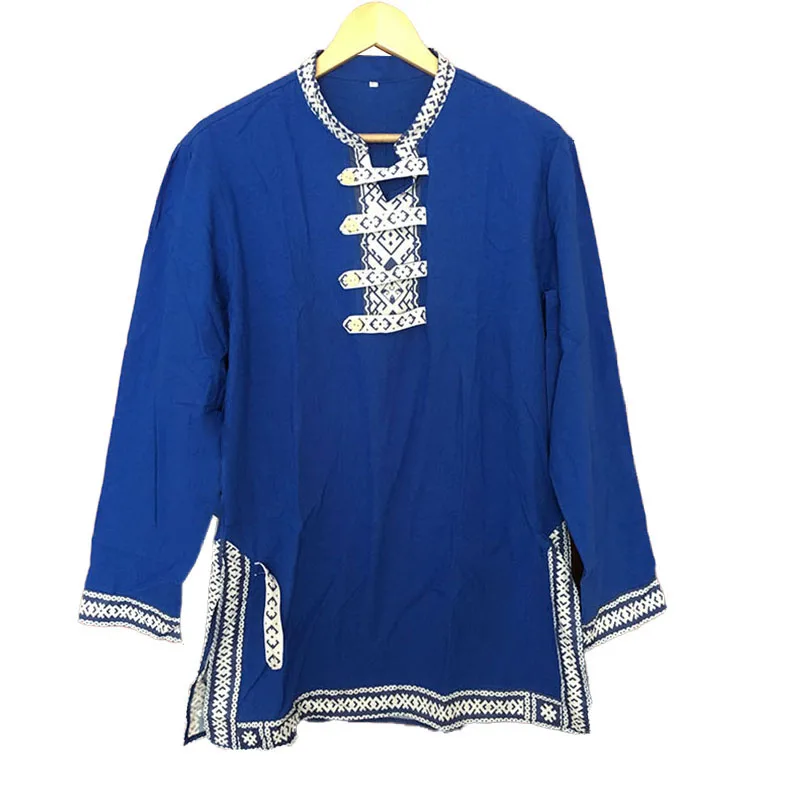 Рубашка для взрослых в стиле ретро средневековья пиратские Викинги костюмы