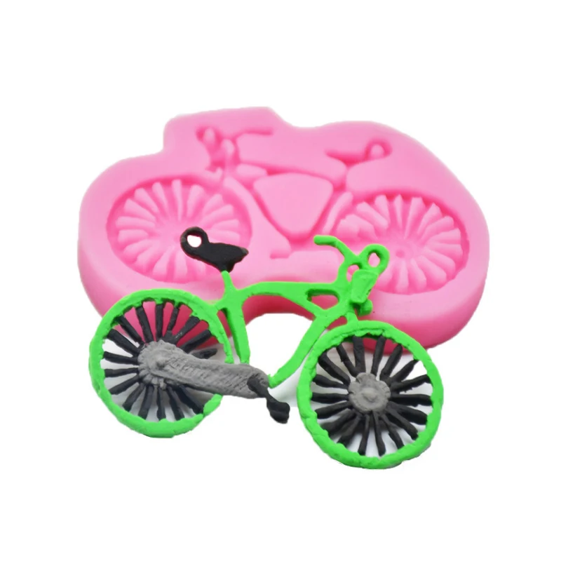 Новинка брелок с подвесом велосипед пресс форм кулон формы Гибкая силиконовая