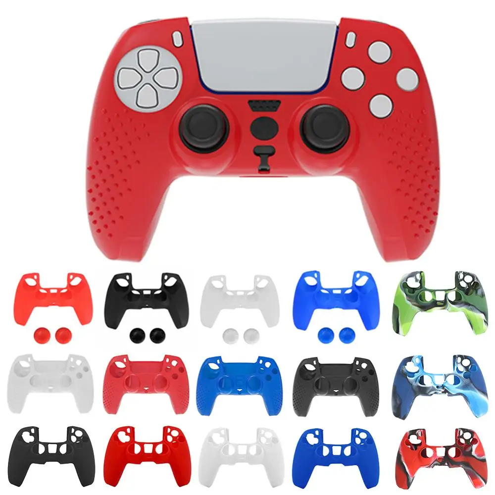 

Silicone Gamepad Protective Cover Joystick Case for SONY Playstation 5 PS5 Game Controller Skin Guard Gaming Accessories