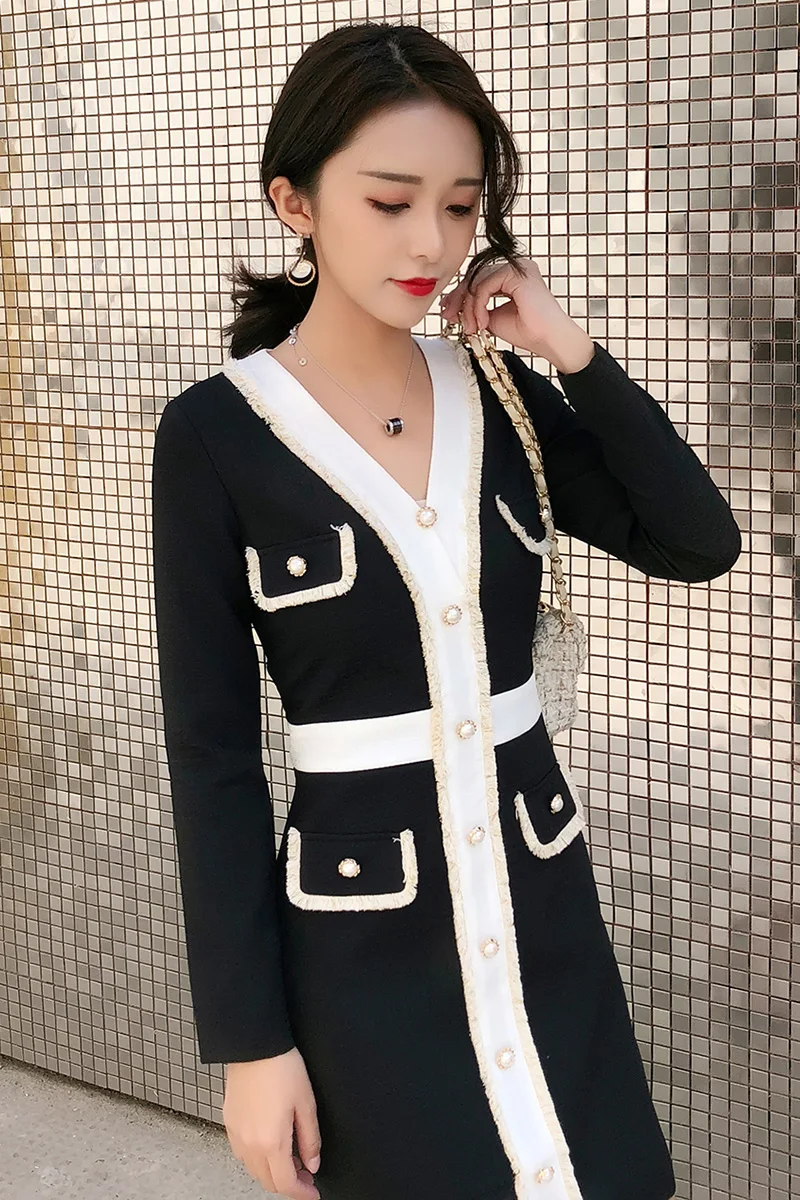 Женское платье большого размера весна 2020 новое трикотажное в западном стиле с