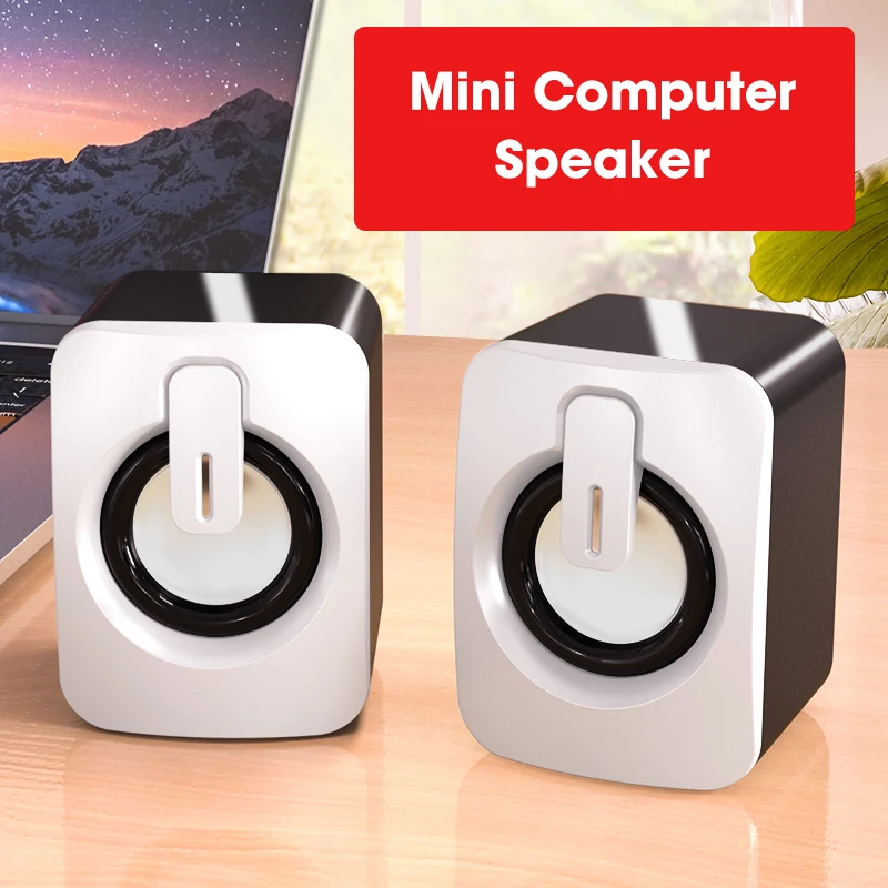 Мини USB Компьютерные колонки домашний кинотеатр звуковая коробка стерео