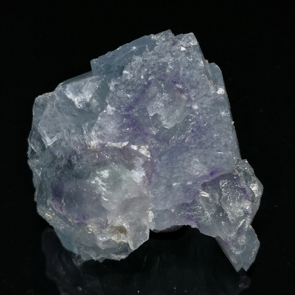 

127g Natural stone quartz blue fluorite mineral crystal specimen from Yaogangxian Hunan Province,China A1-2