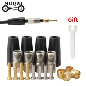 MUQZI масляная игла для горного велосипеда костюм с оливковой головкой BH90 BH59 трубка для масла гидравлический дисковый шланг прижимное кольцо Т-образный тормоз аксессуары
