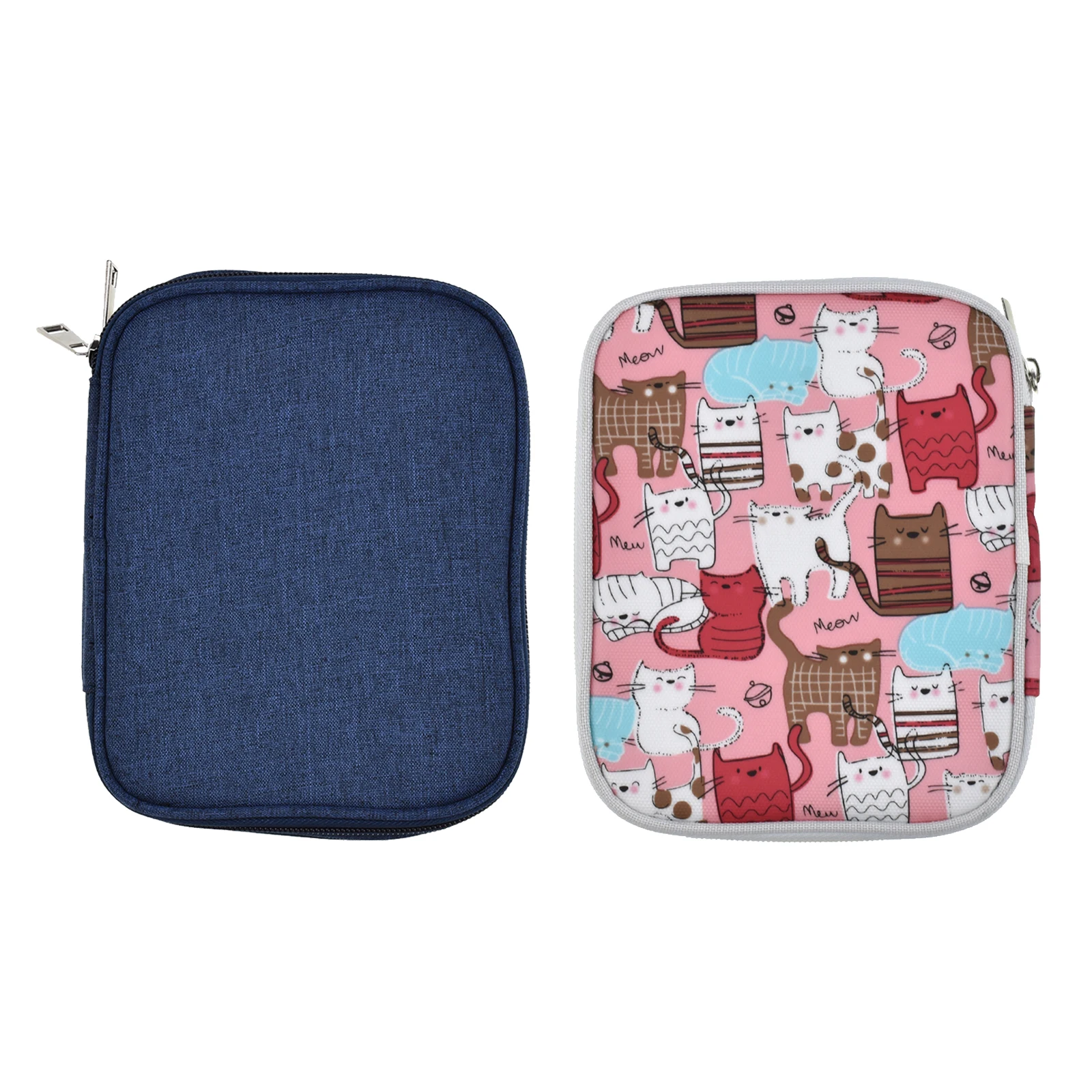 

Portable Organizer Case Bags Storage Tote For Knitting Needles Crochet Hooks Sewing Accessories Zipper Bags