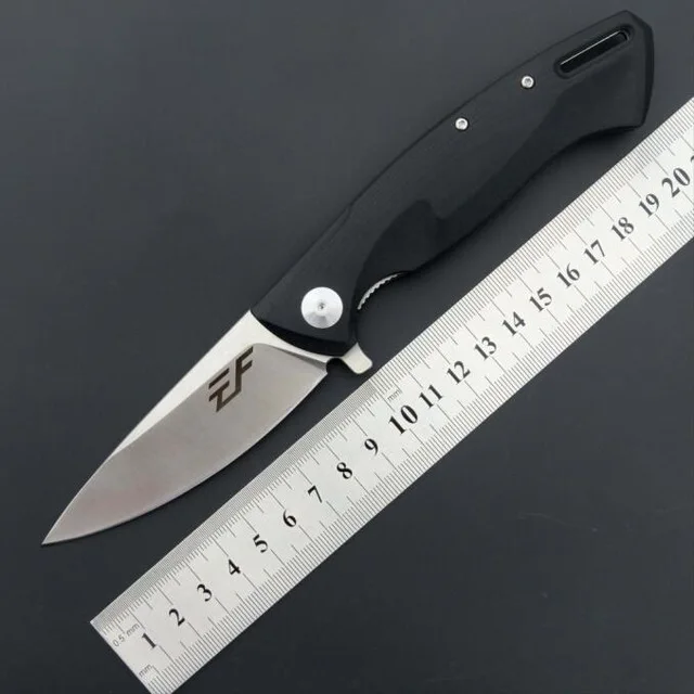 

Складной нож EF26, тактический карманный Клинок с шарикоподшипником, лезвие D2, рукоятка G10, для повседневного использования, выживания, кемпин...
