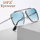 Мужские Солнцезащитные очки-авиаторы, Классические солнцезащитные очки-авиаторы с градиентом, винтажные брендовые дизайнерские очки UV400, 2021