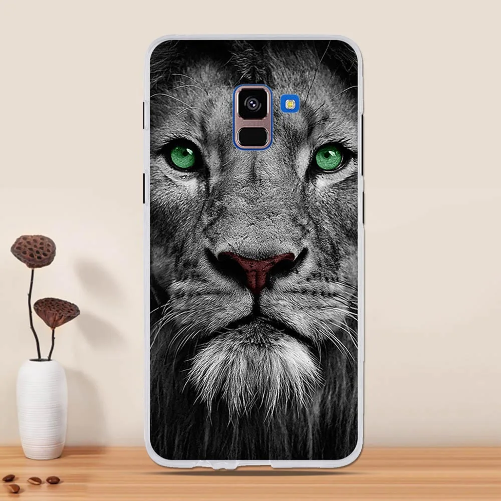 Чехол для samsung Galaxy A8 Plus чехол Капа Coque чехол из термополиуретана и силикона для samsung A8 Plus A 8+ A730F Чехол протектор бампер - Цвет: 46