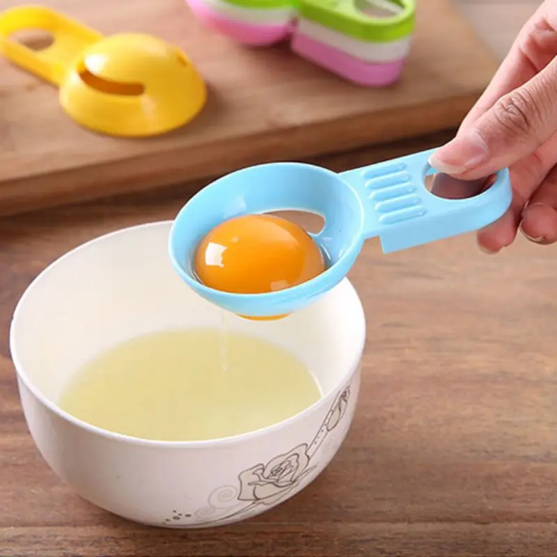 

Eggs Separator Plastic Yolk White Filter Food Grade Eggs Divider Eggs Sieve Extractor Gadget Cooking Tool Kichen Supplies