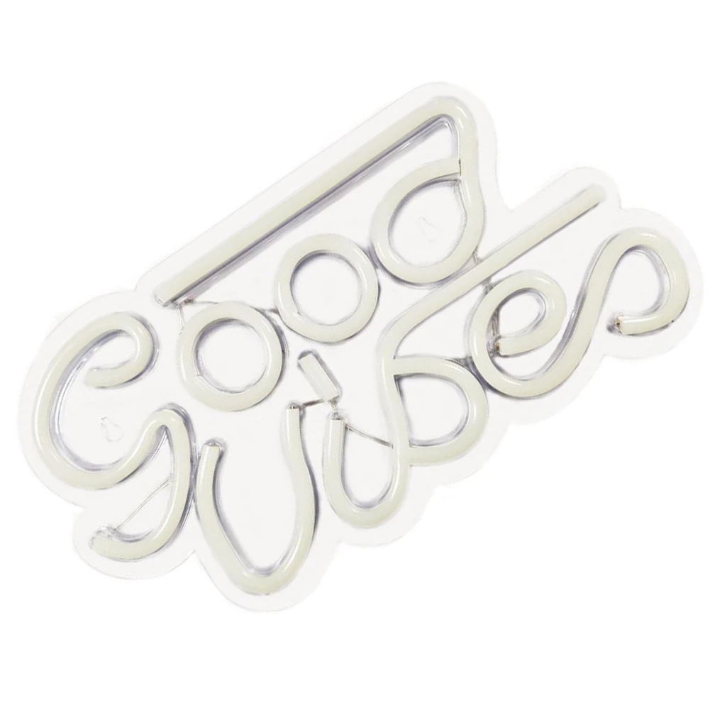 

Good Vibes Neon Signs Neon Lights For Decor Light Lamp Bedroom Beer Bar Pub Hotel Party Game Room Wall Art Christmas Decoration