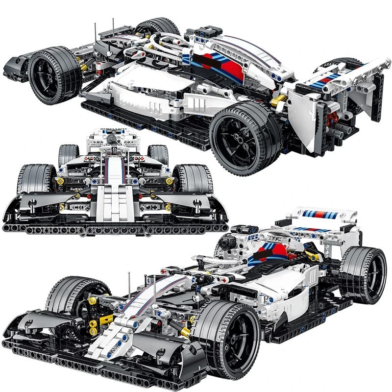 

echnical Sport Cars Formula F1 Building Blocks City Super Speed Racing Vehicle MOC Bricks Toys for Kids Boyfriend Gifts