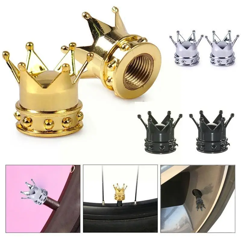 

Универсальная крышка, черная, Золотая, серебряная, в форме короны, в стиле автомобиля, велосипедные колпачки, подставки для грузовиков, коле...