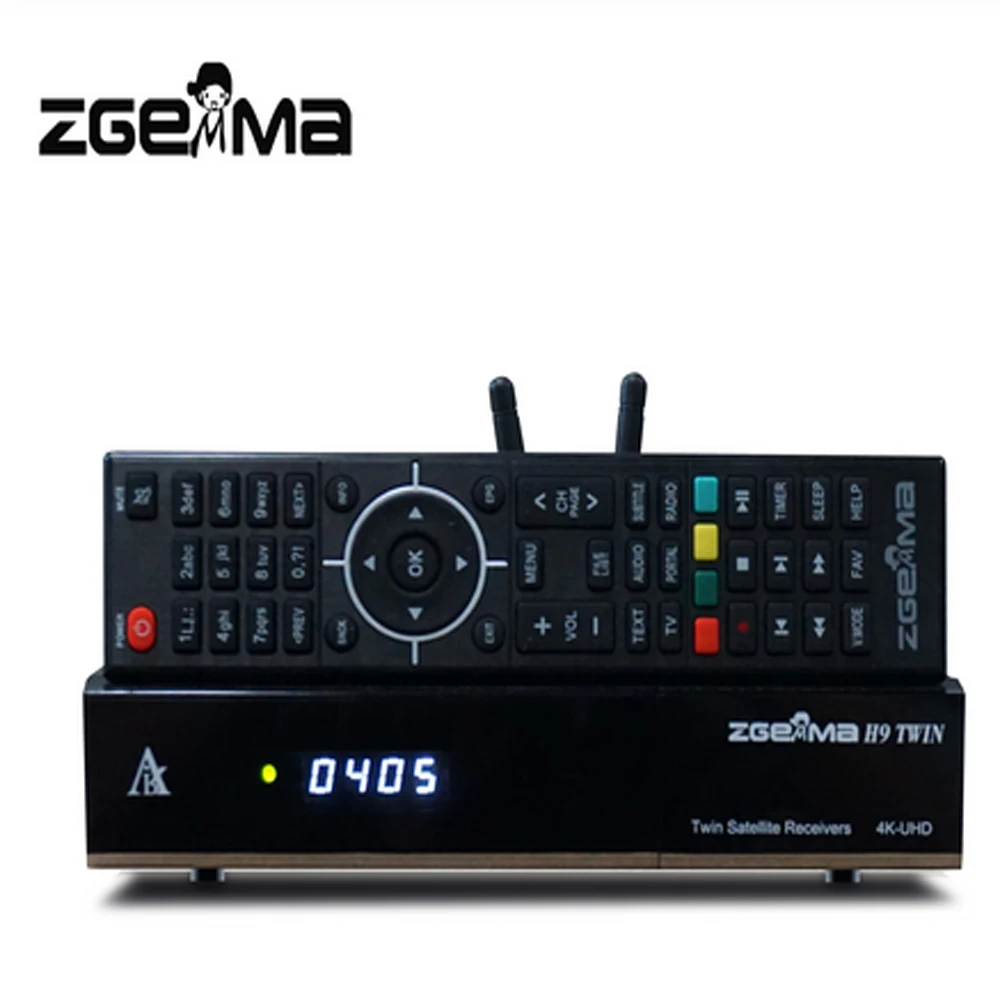 Новейшая версия Zgemma H9 Твин 2* CI+ Linux E2 система 2* DVB-S2X IP ТВ Твин спутниковый ТВ приемник+ IP ТВ Сталкер ZGEMMA H9 4K ТВ приставка