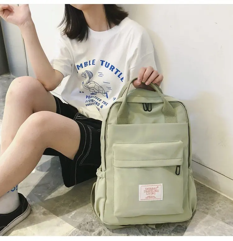 Модный рюкзак, Женский нейлоновый рюкзак, Mochilas, женский рюкзак, школьная сумка для девочек-подростков, рюкзак, сумка через плечо, рюкзак