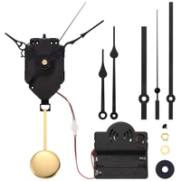 quartz pendulum trigger clock movement chime music box completer pendulum clock kit with spadesfancystraight clockhand