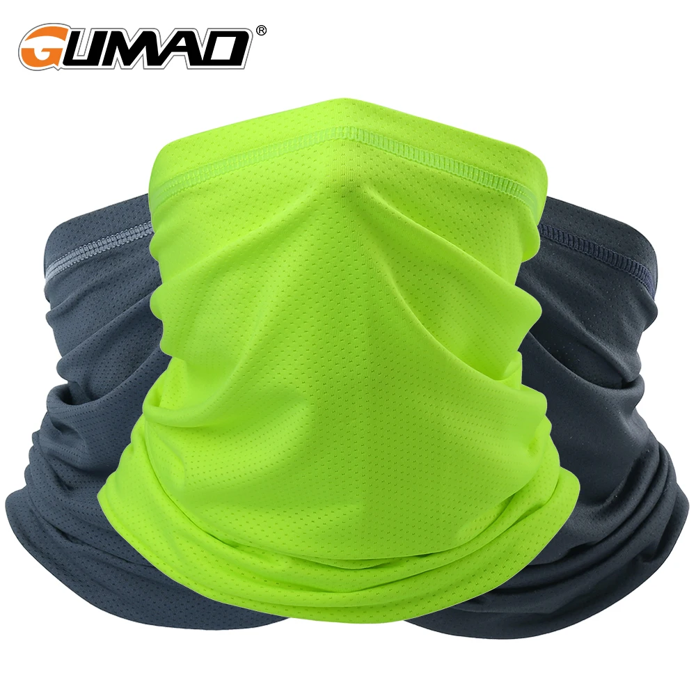 Summer Mesh Face Bandana Tube Scarf Hiking Half Mask Cover Neck Gaiter Bicycle Sports Running Cycling Cool Sun UV Men Women | Спорт и