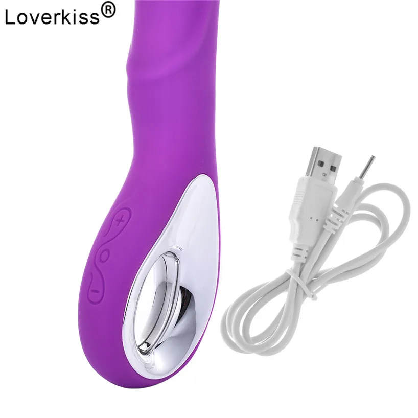 Loverkis USB Rechargeable Silicone g pot Vibrator Adult Sex Toys for Woman 10 Vibrations As Anal Massager Erotic | Красота и здоровье