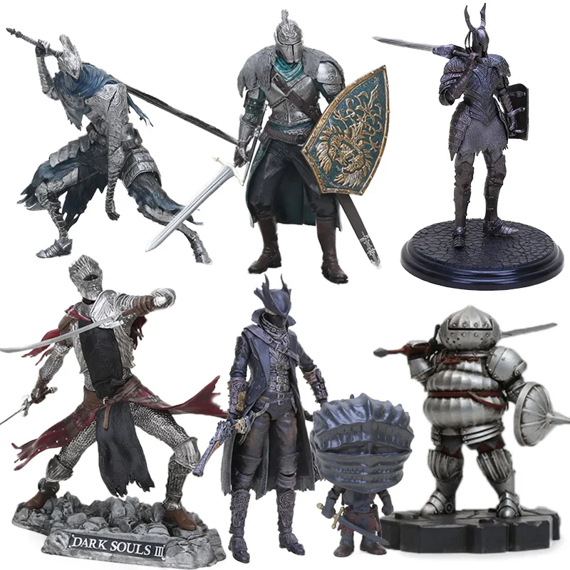 

GUCHABEL Dark Souls Heroes of Lordran Siegmeyer Black Knight Faraam Artorias PVC Figure Collectible Model Toy Kids Birthday Gift