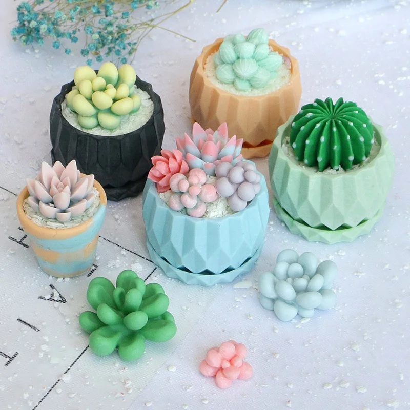 

Customizable silicon cake mold 3d planter flower pot silicone molds