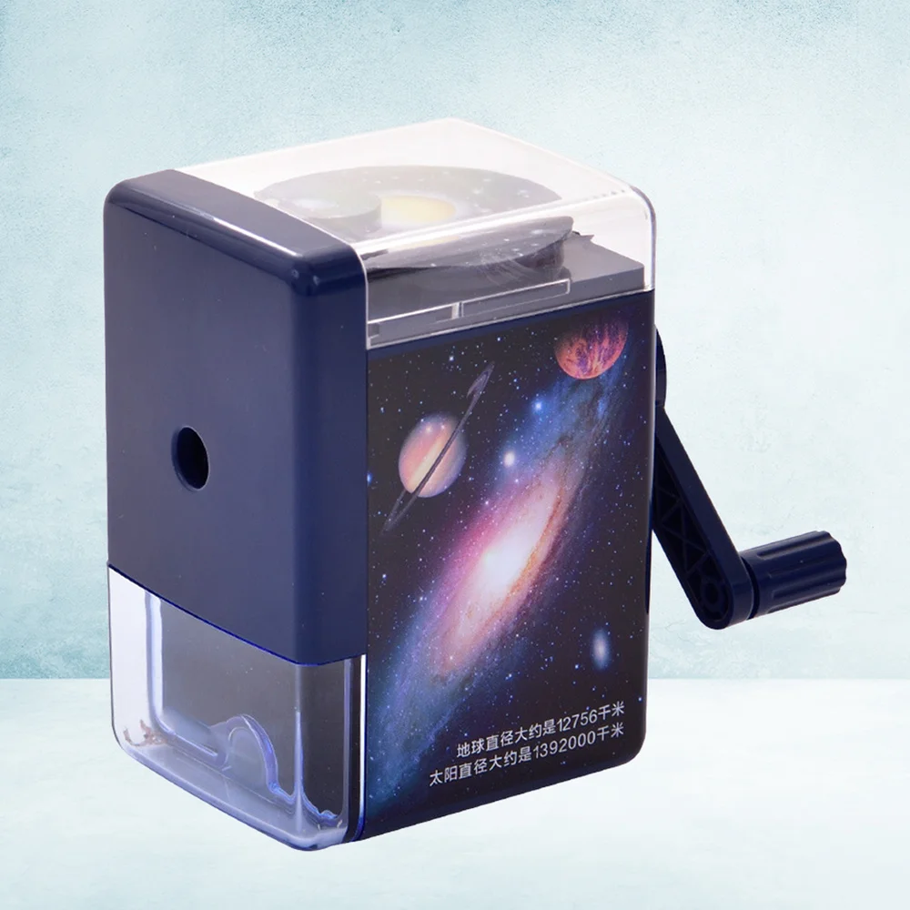 

Practical Hand Crank Pencil Sharpener Convenient Pencil Sharpener Students Stationery Supplies for Kids Children