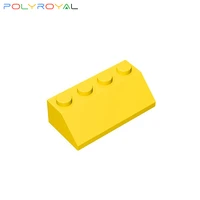 building blocks accessories diy plates slope brick 2x4 dots 10 pcs educational compatible with brands toys for children 3037