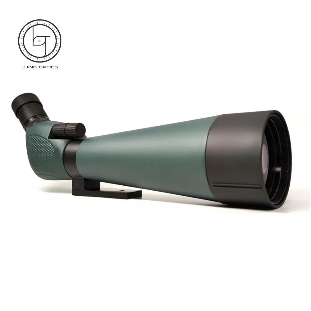 

Lijing 25-75x80 HD/ED Spotting Scope BAK4 45 Degree Angled Eyepiece Telescope for Hunting Bird spotting scope