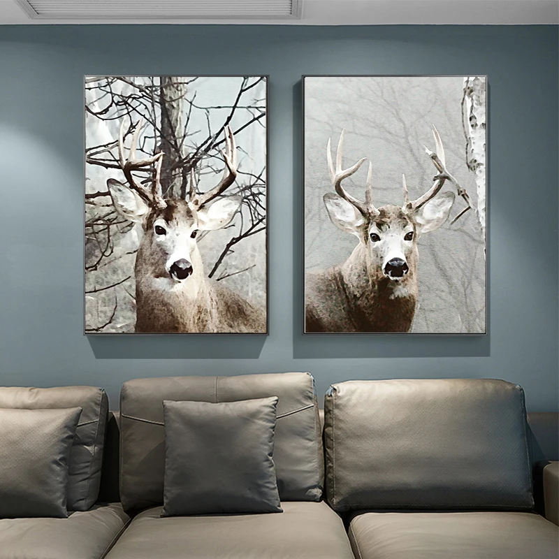 Акварельный Зеленый пейзаж кактус плакаты суккулент скандинавский стиль сад