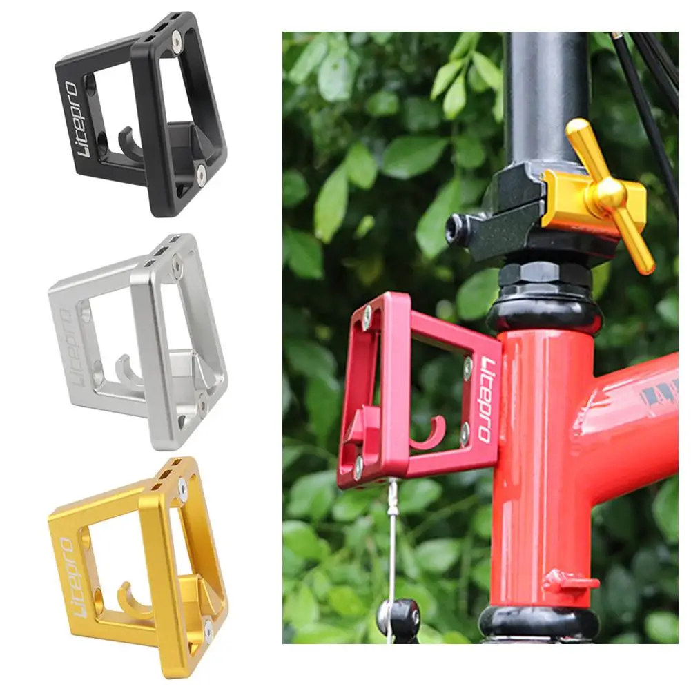 

Передний блок несущей крепление складная сумка для велосипеда кронштейн Перевозчик держатель ЧПУ Алюминий сплав деталь для велосипеда Акс...