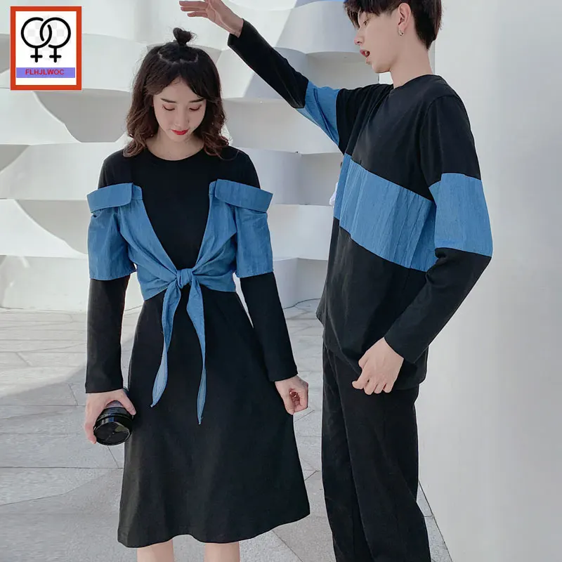 Праздничная одежда для пары на День святого Валентина корейский стильный