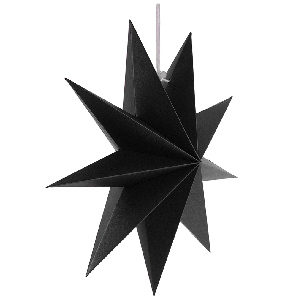 3D Бумага 9 точек звезда Свадьба Рождественская елка Ceil настенное украшение