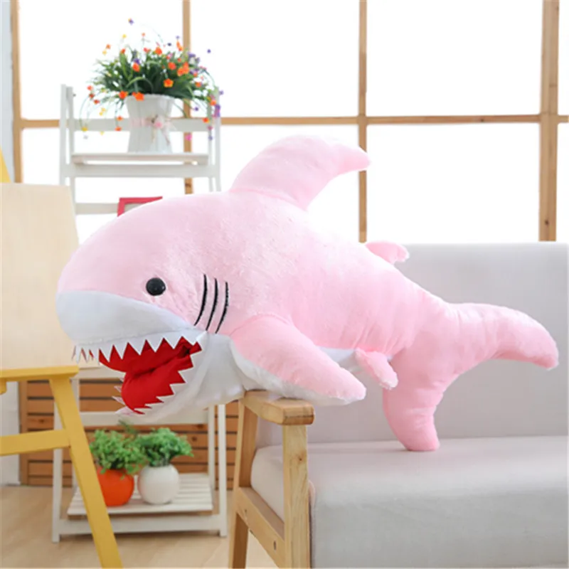 

90cm Plush Shark Toys Soft Stuffed Animal Russia Shark Plush Toys Pillow Cushion Doll Simulation Doll for Kids Birthday Gift