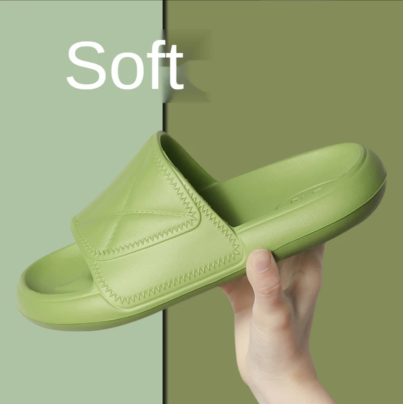 

New Man Slippers Summer Eva Soft Sandalias Mujer Men Sandals Leisure Ladies Bathroom Anti-slip Shoes Suitable Indoor and Outdoor