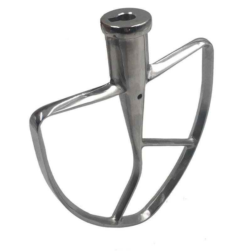 

Polished Stainless Steel Flat Beater for KitchenAid 8Q Tilt-Head Stand Mixers,Mixing Parts for KSM7586P KSM7990 KSM8990